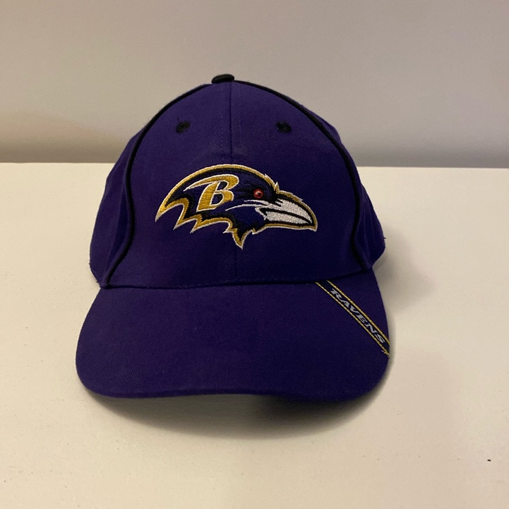 New Authentic Official Baltimore Ravens Baseball Hat Unisex Adult Purple&Black